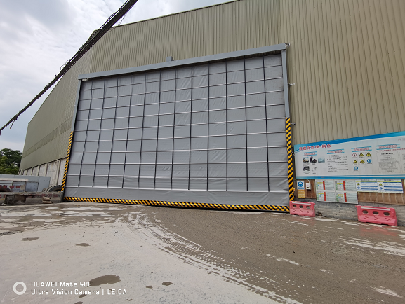 成都商混站堆積門